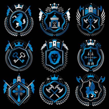 Hanedan dekoratif arması topluluğu