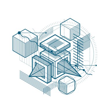 soyut geometrik şekil