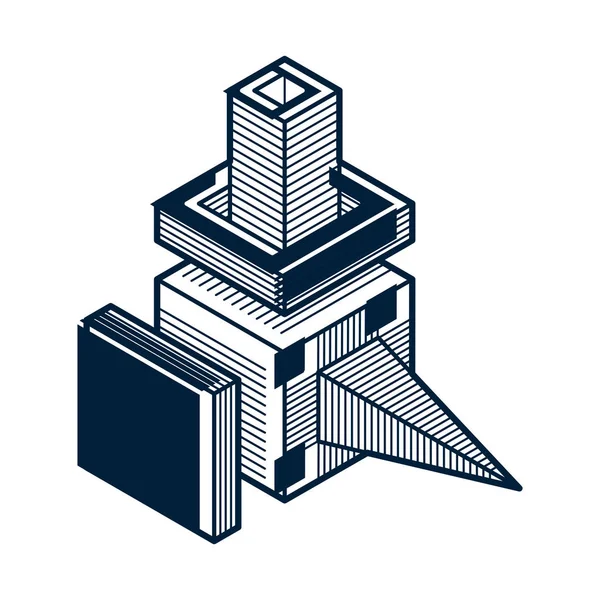 3D tasarım küp şekli