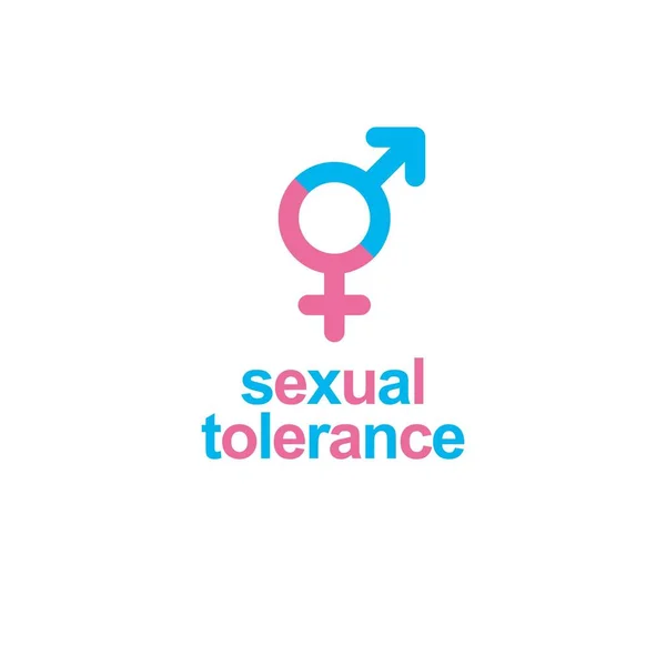 Концепция сексуальной толерантности — стоковый вектор