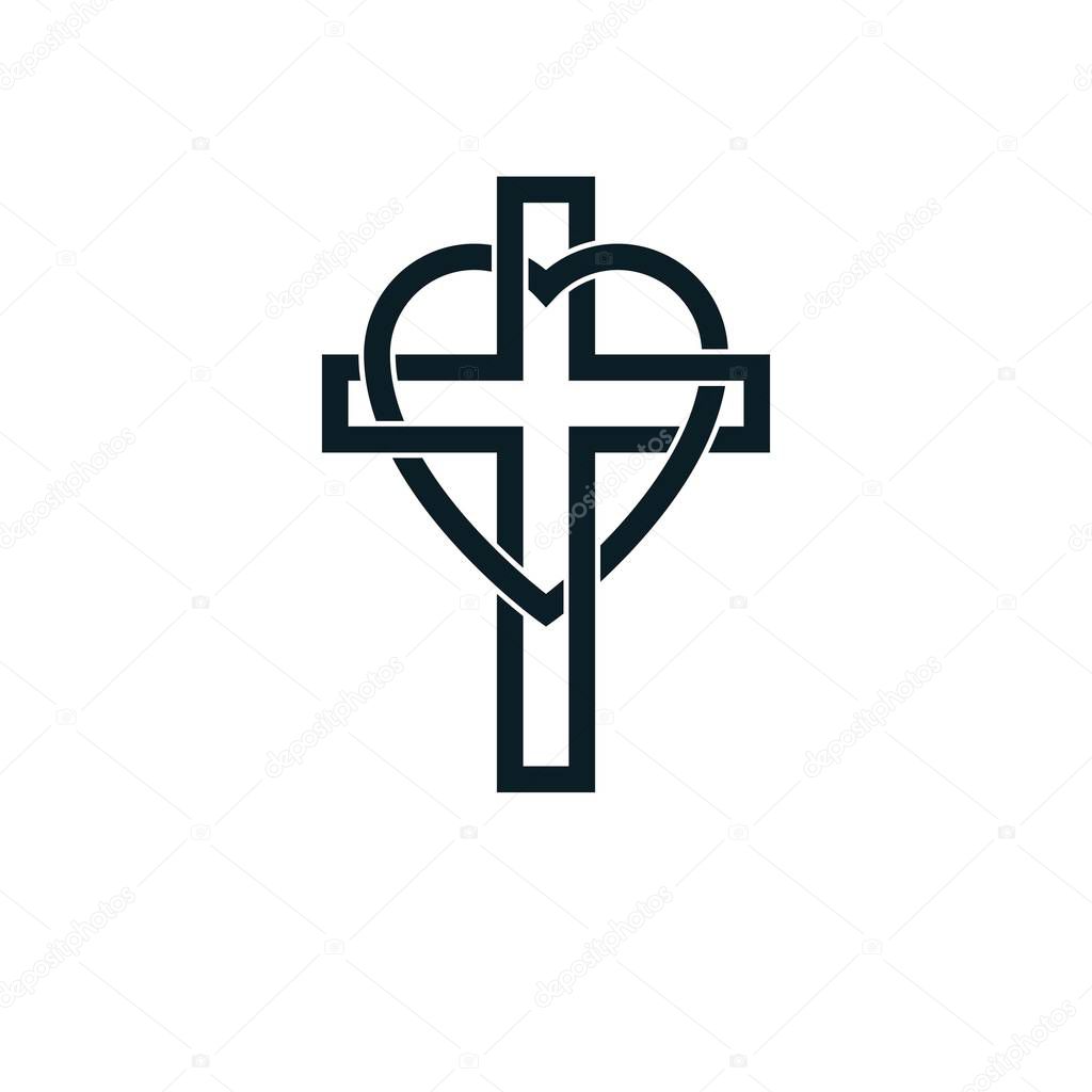 Love of God concept icon