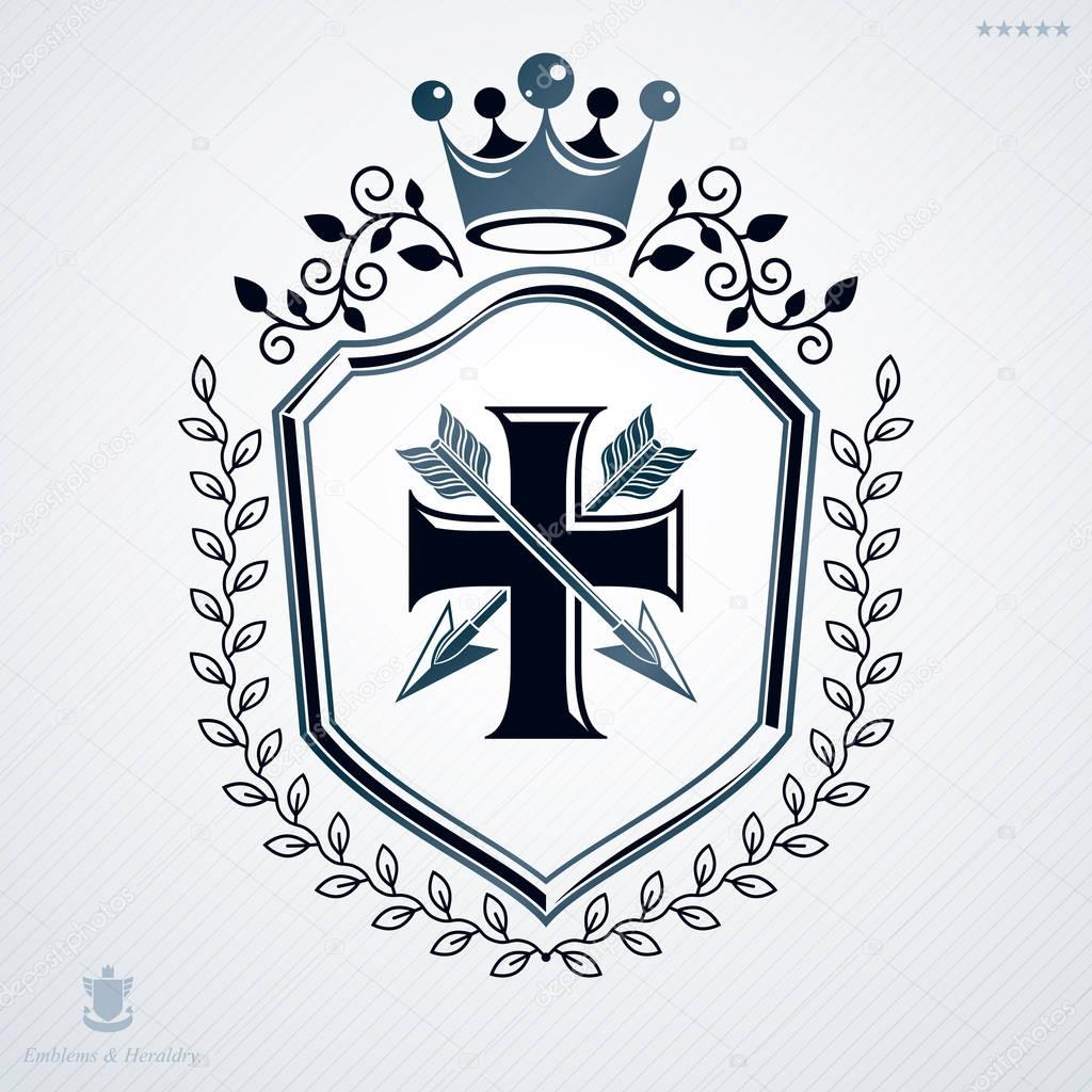 Heraldic Coat of Arms emblem