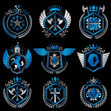 Hanedan dekoratif arması topluluğu