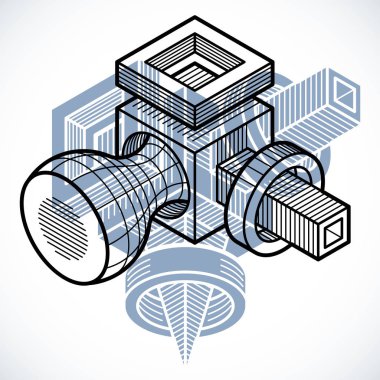 soyut geometrik şekil