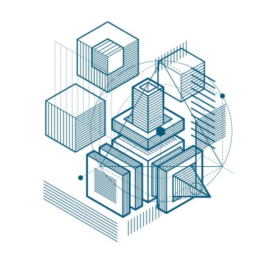 soyut geometrik şekil