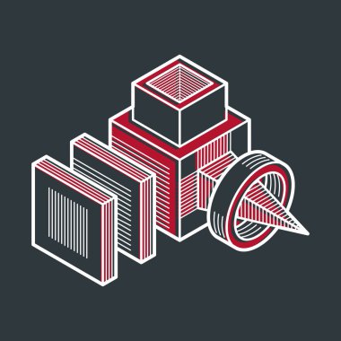 soyut geometrik şekil