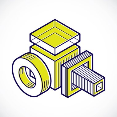 soyut geometrik şekil