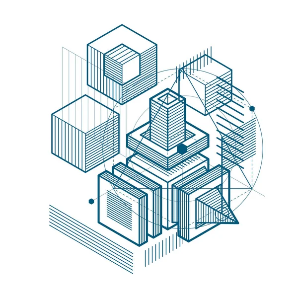 Forma geométrica abstracta — Archivo Imágenes Vectoriales