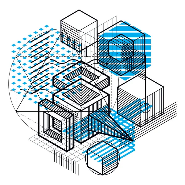 Abstracte geometrische vorm — Stockvector