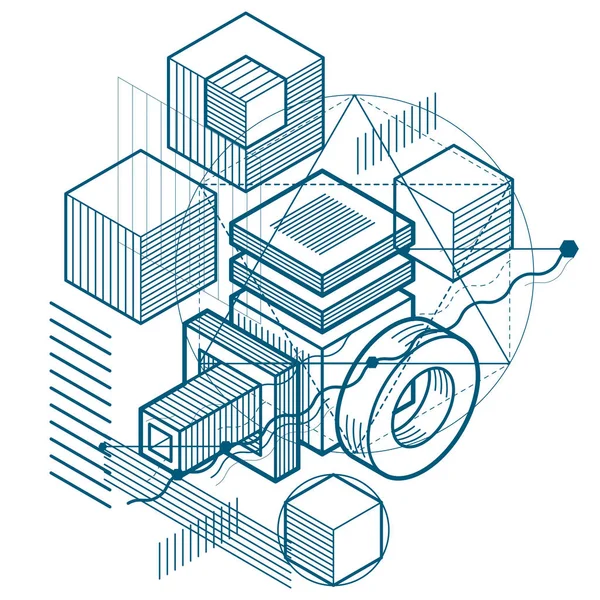 soyut geometrik şekil