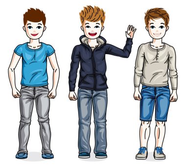 genç genç çocuklar