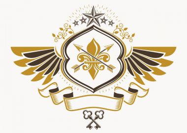 Vintage hanedan şablonu