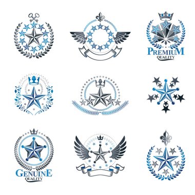 Eski yıldız amblem seti