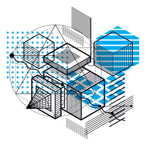 Engineering industriële vorm — Stockvector