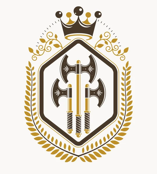Vintage heraldic template — Stock Vector