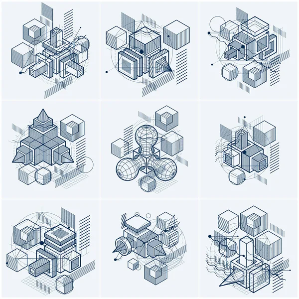 Engenharia de construção coleção — Vetor de Stock