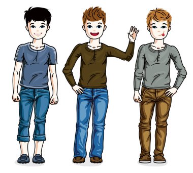 genç genç çocuklar