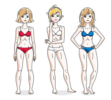 Mutlu çekici genç kadın