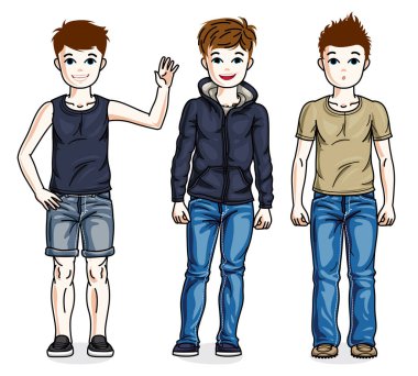 genç genç çocuklar