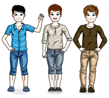 genç genç çocuklar