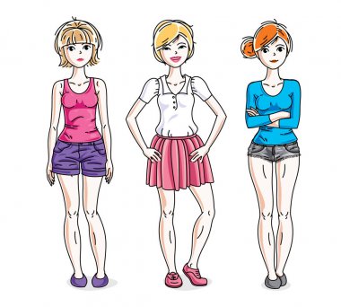 çekici bir genç kadın