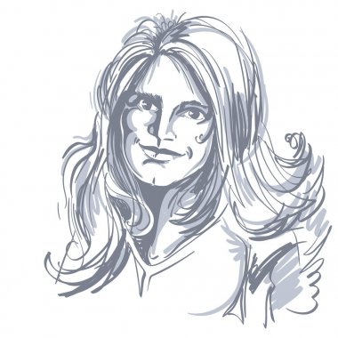 güzel romantik kadın