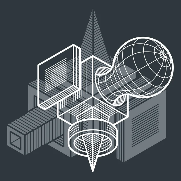 Forma geométrica abstracta — Archivo Imágenes Vectoriales