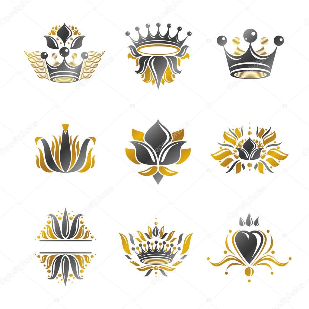 set of Royal Heraldic symbols