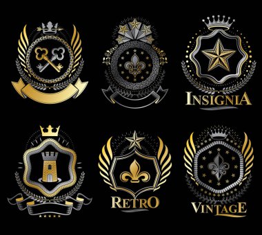 Hanedan dekoratif arması topluluğu