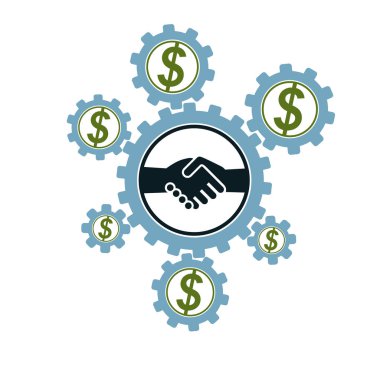 Başarılı iş yaratıcı logo