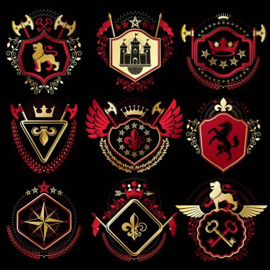 Hanedan dekoratif arması topluluğu