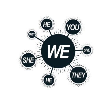 Sosyal ilişkiler kavramsal logosu