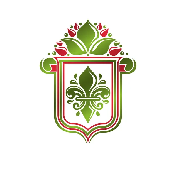 Emblema heráldico vintage — Vector de stock