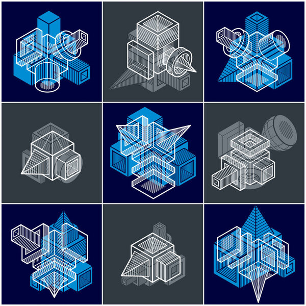 Engineering abstract geometric shapes