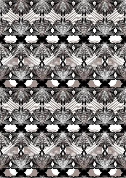 Utsmyckade grå abstrakt bakgrund — Stock vektor