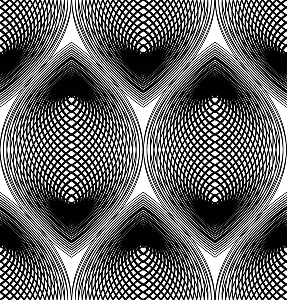 Fondo abstracto monocromo vectorial adornado con superposición bl — Archivo Imágenes Vectoriales