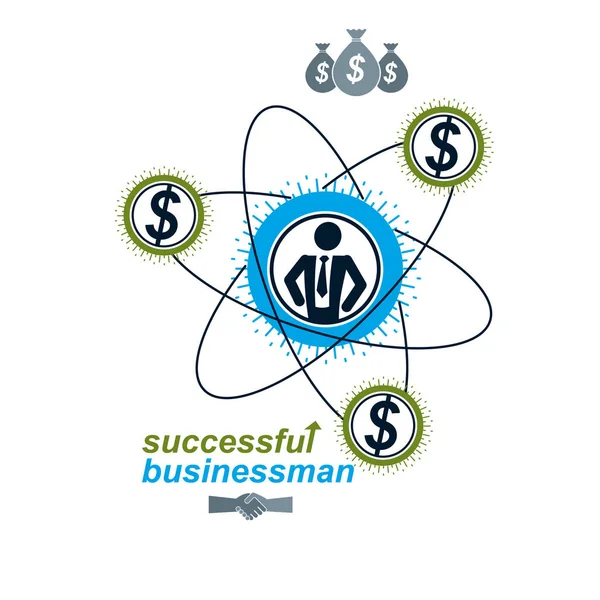 Logotipo criativo de negócios de sucesso —  Vetores de Stock