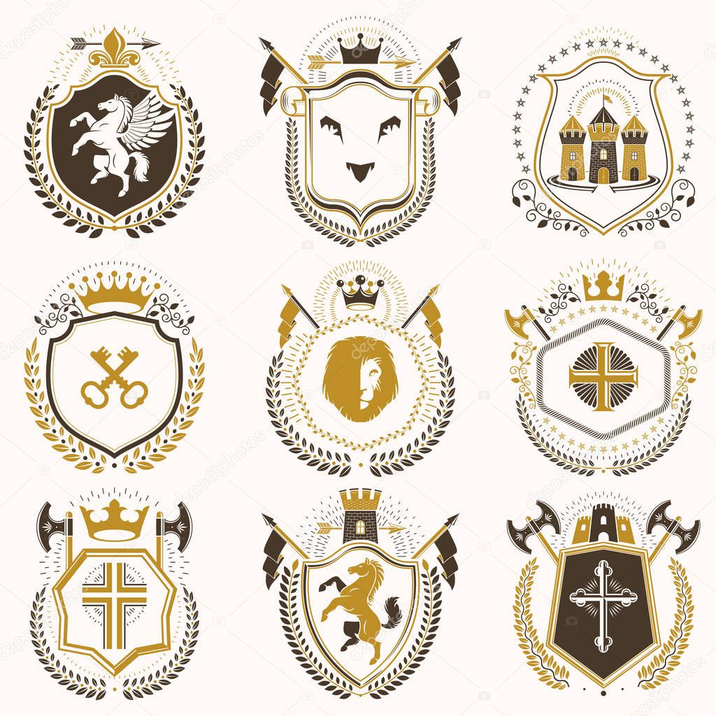 vintage heraldic Coat of Arms