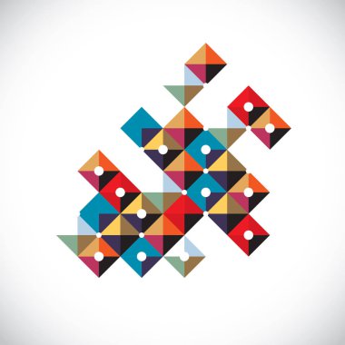 kareler ile yapılan sanat sembol