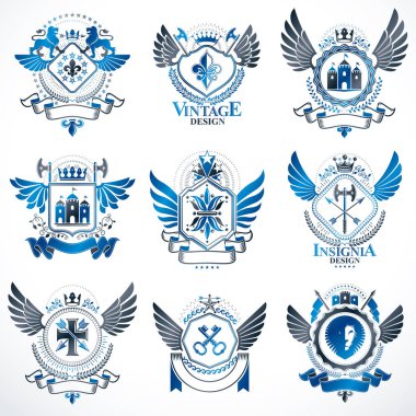 Hanedan dekoratif arması topluluğu