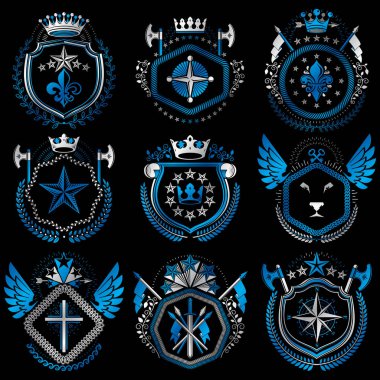 Kanatlı hanedan Amblemler