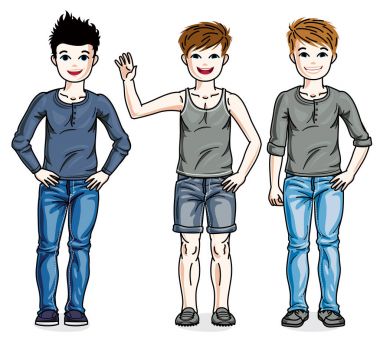 Çocuk genç genç erkek