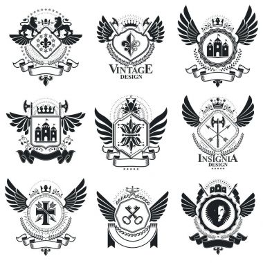 Vintage hanedan arması