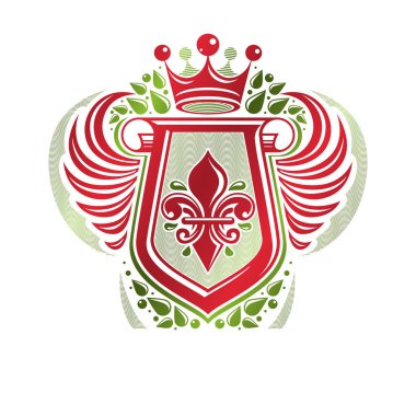 Vintage hanedan amblemi 