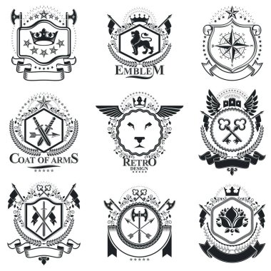 Hanedan dekoratif arması topluluğu