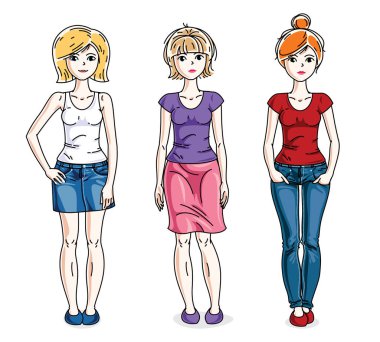 mutlu genç kadınlar