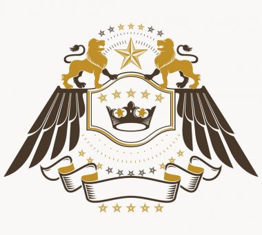 Klas amblemi hanedan arması.