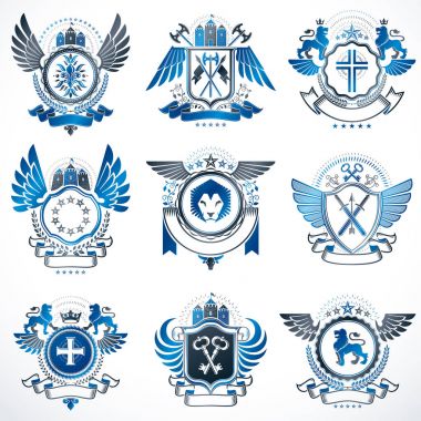 Hanedan dekoratif arması topluluğu