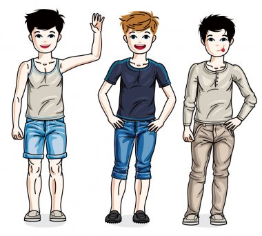 Güzel genç genç çocuklar