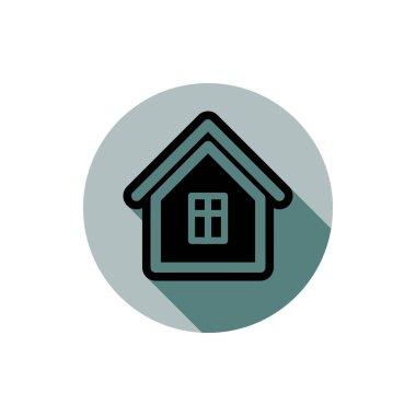 Basit ev illüstrasyon ayrıntılı. 